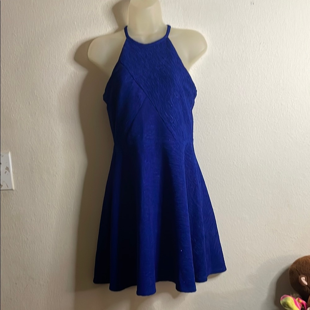 💥NEW ITEM💥 Elegant Blue Halter Dress by Zunie